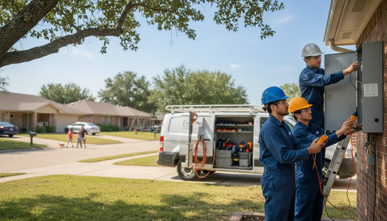 Certified electrician providing emergency electrical services in Cecilia, KY
